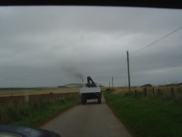  new vertical exhaust on the unimog - now the black smoke looks good